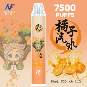 INF無限 拋棄式電子煙 7500口 鬼滅限定款 -橘子汽水口味主機