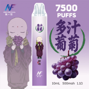 INF無限 拋棄式電子煙 7500口 鬼滅限定款 -多汁葡萄口味主機