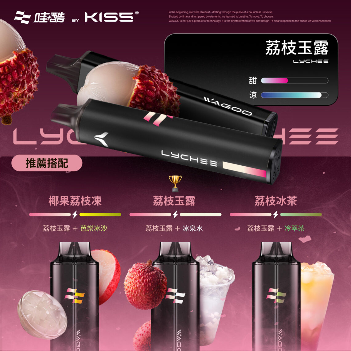 KIS5哇酷荔枝玉露